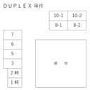ＤＵＰＬＥＸ 串作の駐車場