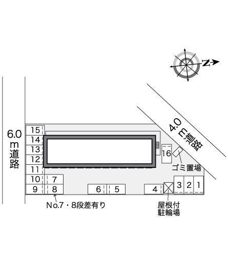 キャニオン(27604)の駐車配置図