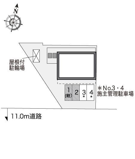 ＡＬＢＡ(32266)の駐車配置図