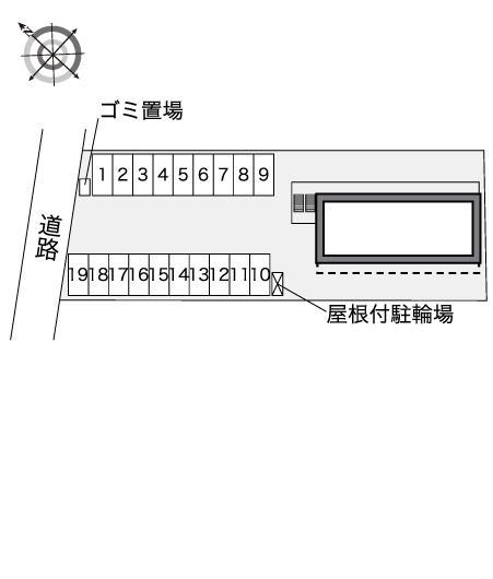 ｏｌｉｖｅⅡ(40557)の駐車配置図