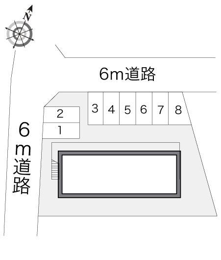 北田園(11803)の駐車配置図