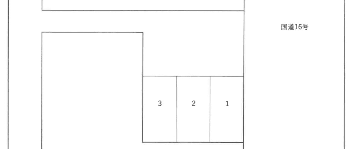 あけぼの2丁目駐車場の駐車配置図