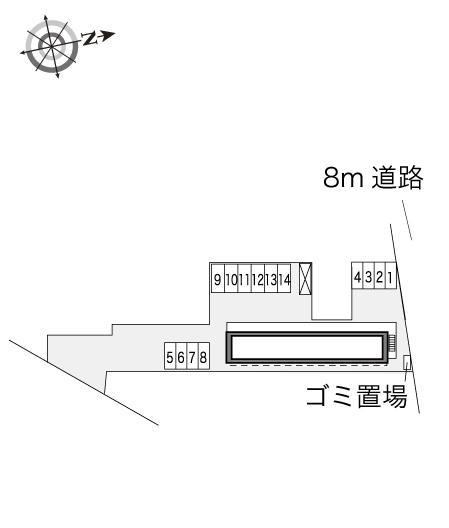 バロン(27898)の駐車配置図