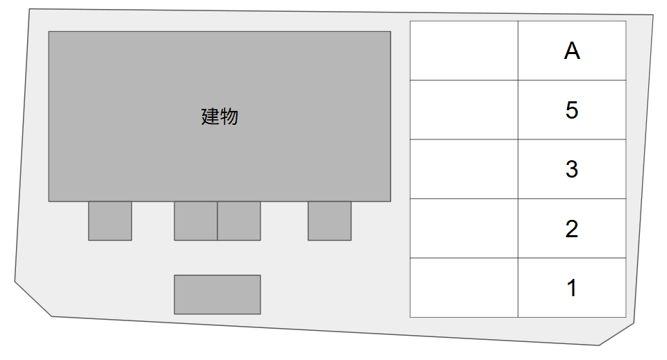Ｐｅｔｉｏ湊の駐車配置図
