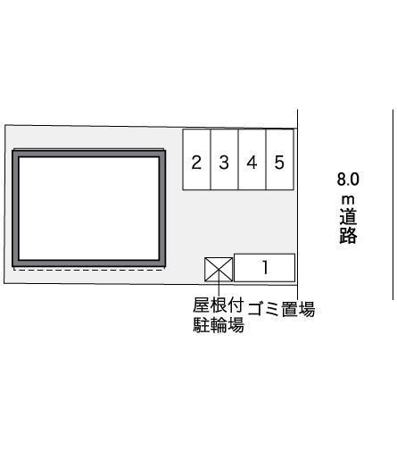 エスペーロＫ(35469)の駐車配置図