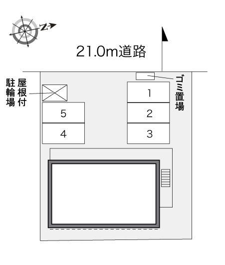 Ｒｏｕｔｅ１(28346)の駐車配置図