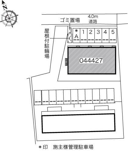森Ⅳ(44427)の駐車配置図