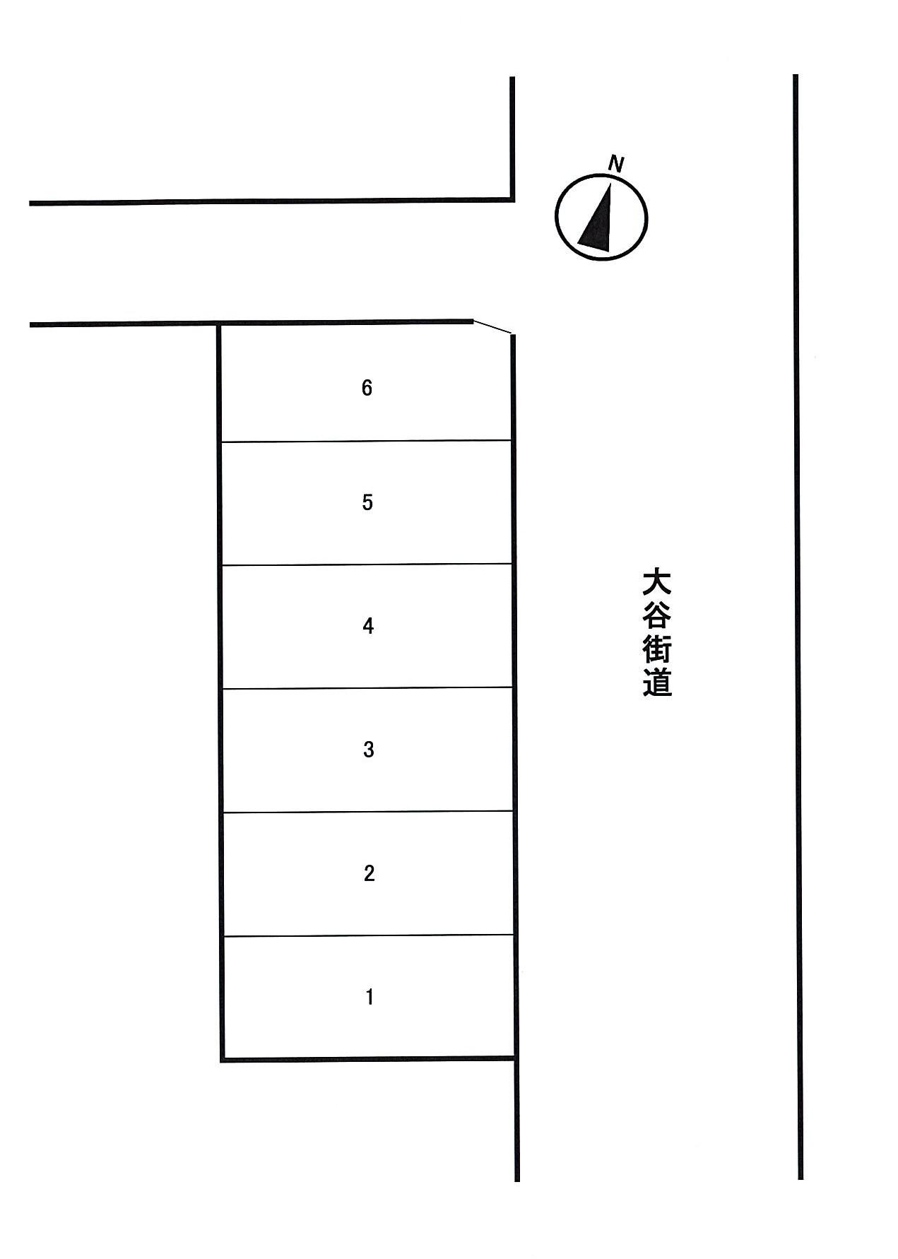 久保田駐車場の駐車配置図