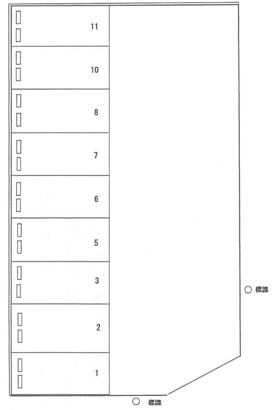 １８４の駐車配置図