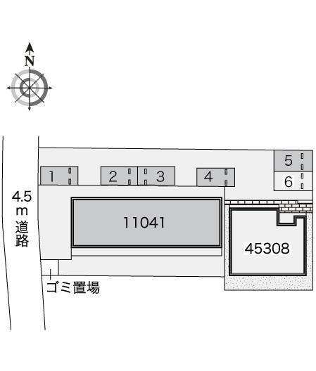 麻生(11041)の駐車配置図