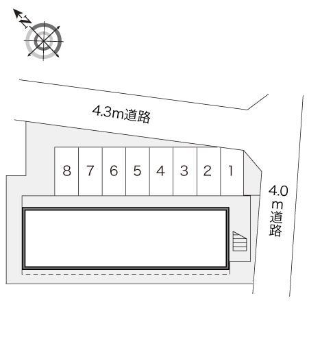 サン　ドエル(15967)の駐車配置図
