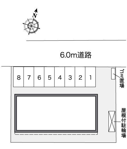 エイト２１(38012)の駐車配置図
