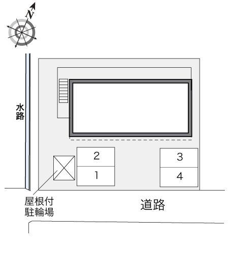 あすなろ(32390)の駐車配置図