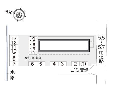 あおぞら(17267)の駐車配置図