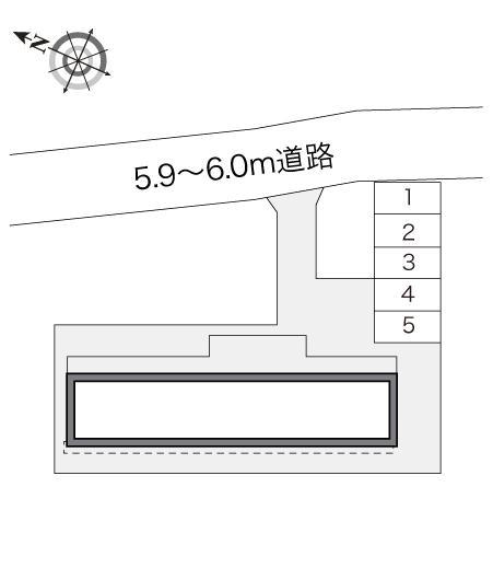 グローリーＢ(16815)の駐車配置図
