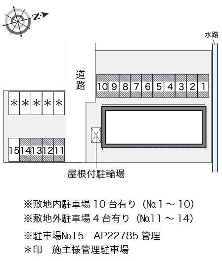ミラージュ(34389)の駐車配置図
