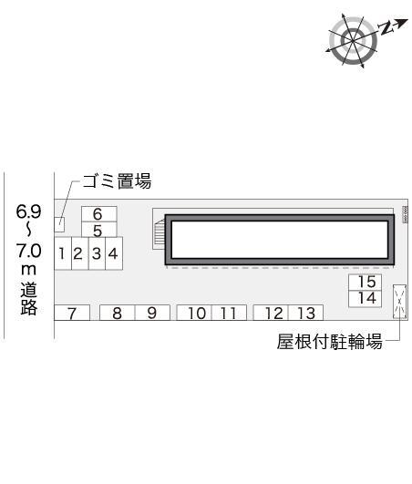 白鳥(20170)の駐車配置図