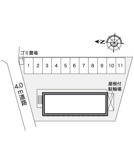 ＦＯＲＥＳＴ３(26248)の駐車配置図