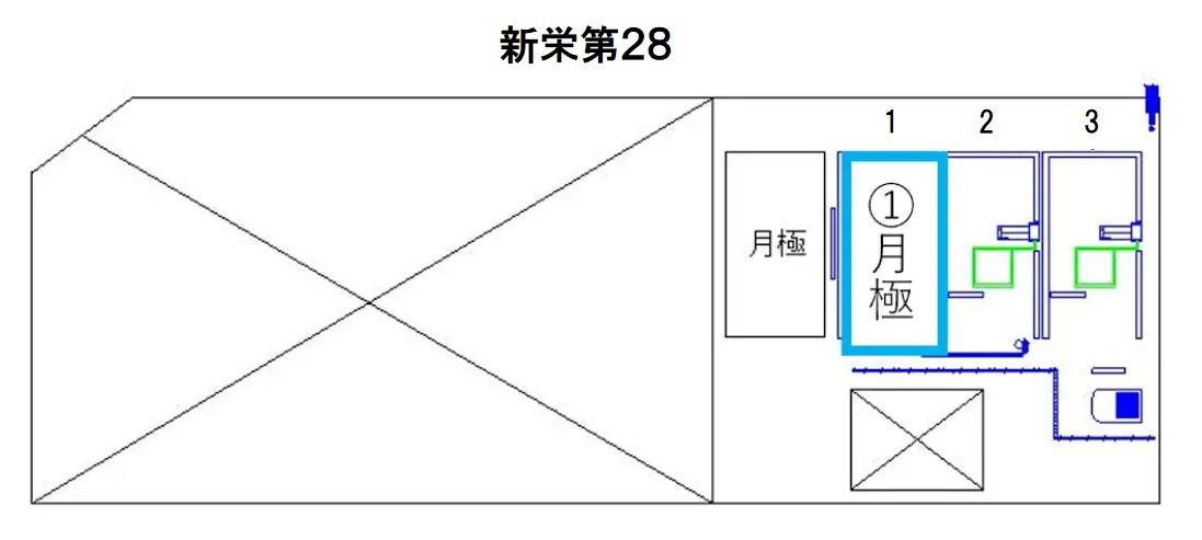 新栄第２８の駐車配置図