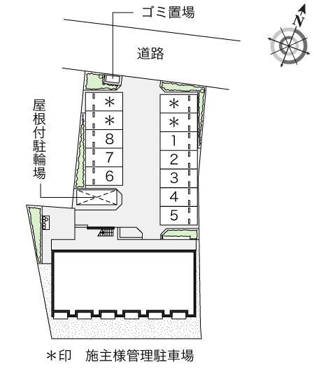 第三吉兵衛ハウス(53960)の駐車配置図
