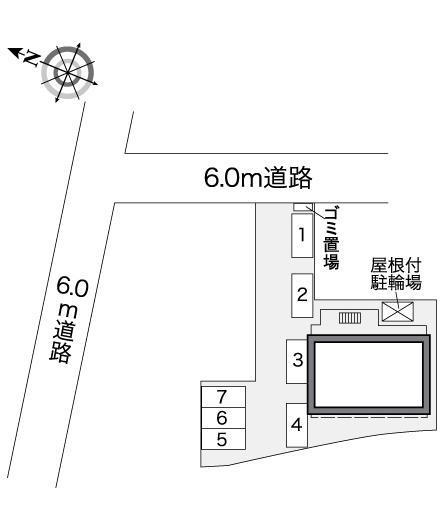 オレンジ　ジェリィ(27436)の駐車配置図