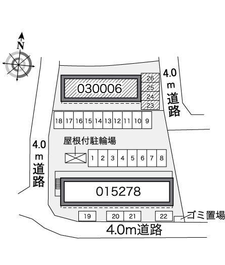 リバティ(30006)の駐車配置図