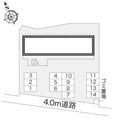勝倉(17153)の駐車配置図