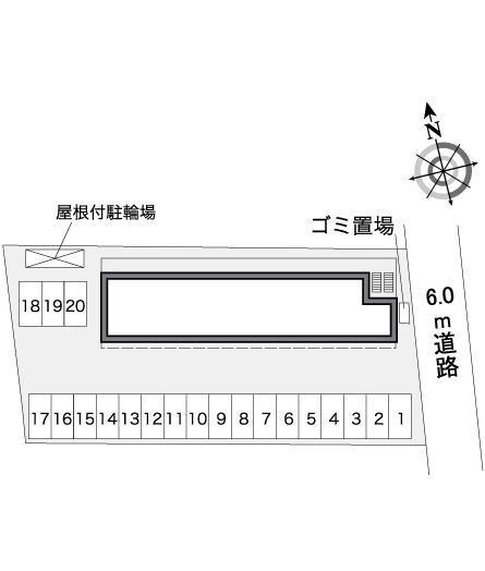 稲荷前(37502)の駐車配置図