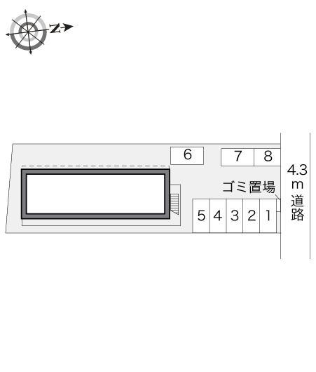 Ｏｒａｃｉｏｎ(19109)の駐車配置図