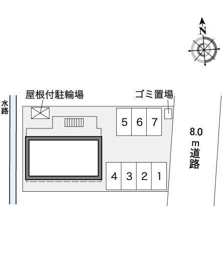 Ｂｌｕｅｂｅｌｌ(37124)の駐車配置図