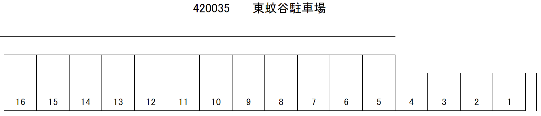 420035の駐車配置図