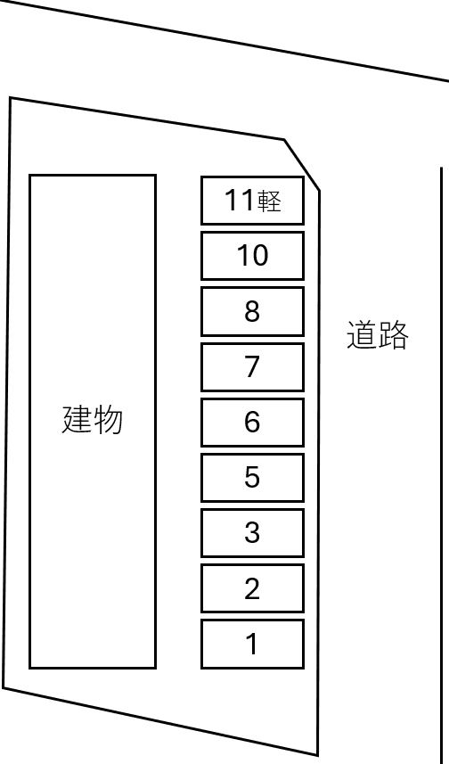 グリーン　ヴィレッジの駐車配置図