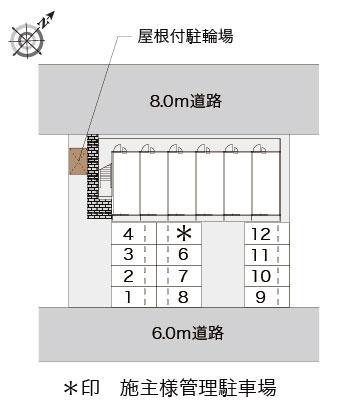 メゾンパーク(15685)の駐車配置図