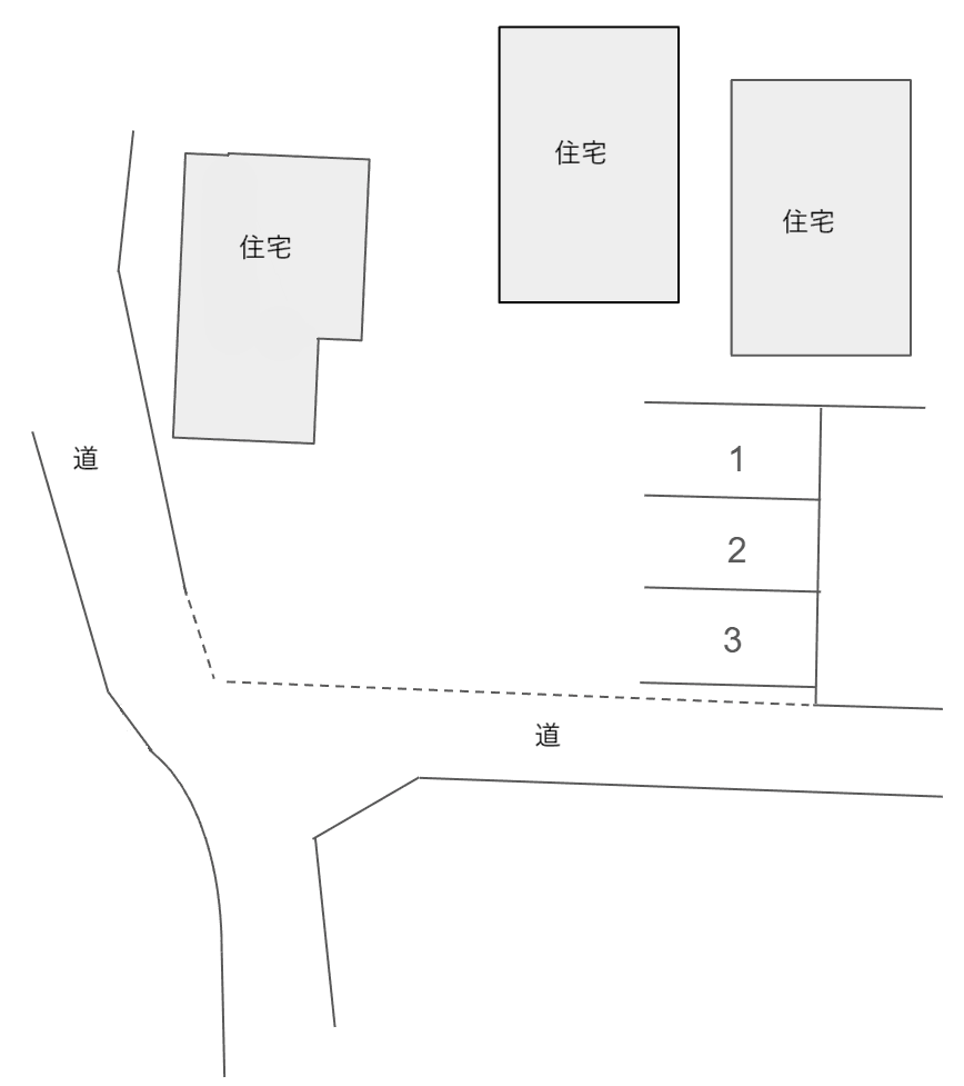 鎌倉台第4パーキングの駐車配置図