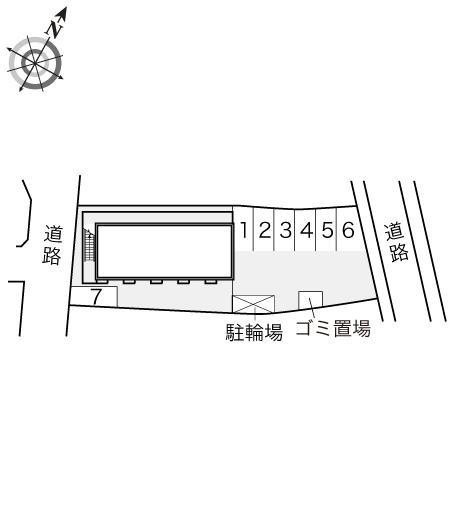 ＩＷＡＳＡ(13512)の駐車配置図