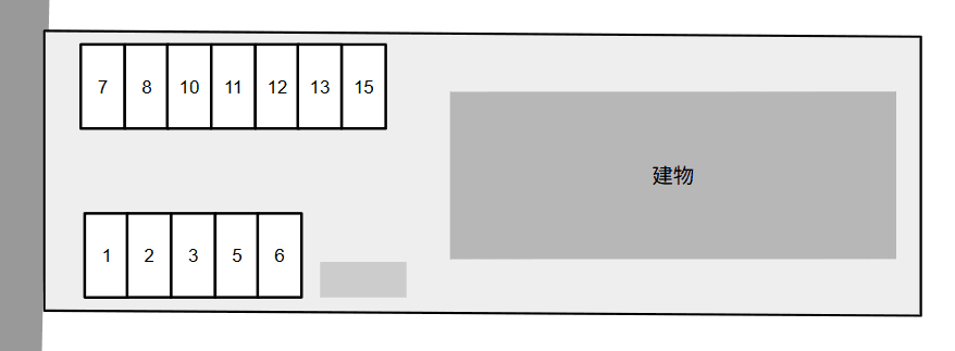 クラシードの駐車配置図