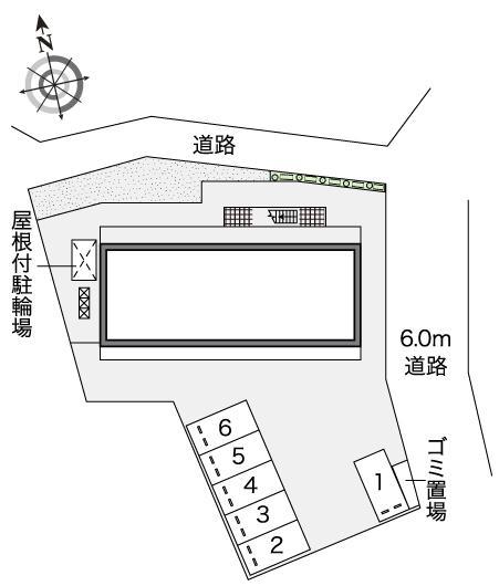 川西(43975)の駐車配置図