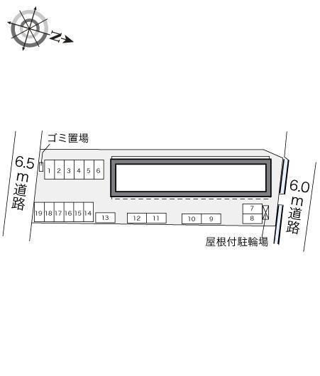 フィオーレ(32863)の駐車配置図
