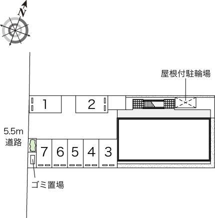 ひまわり(44846)の駐車配置図