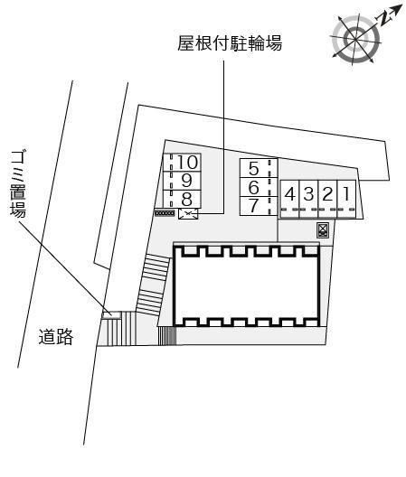 ルーエ(53120)の駐車配置図