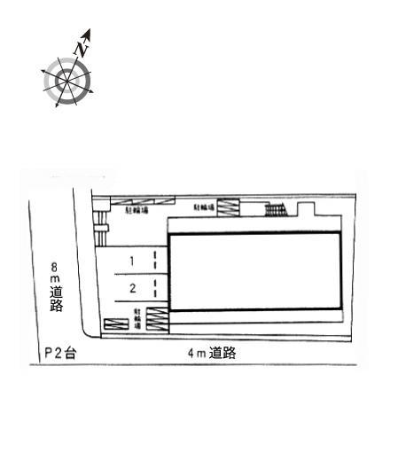 天城(8879)の駐車配置図