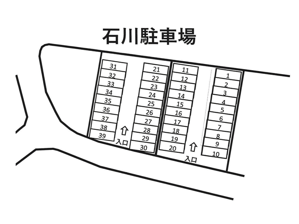石川　駐車場の駐車配置図