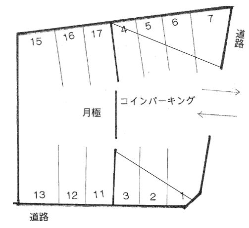 P231の駐車配置図