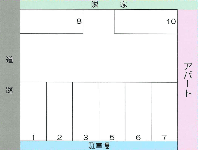 月極駐車場Ｙの駐車配置図