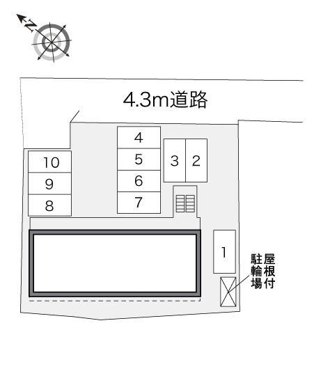 ベアフルーツⅤ(32793)の駐車配置図