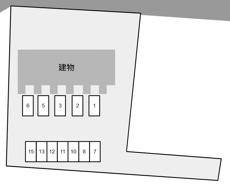 マロン　シティ弐番館の駐車配置図