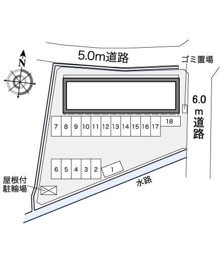 ｗｉｓｔｅｒｉａ(38704)の駐車配置図