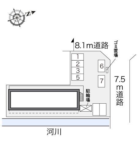 グリーンエコー安田(14847)の駐車配置図