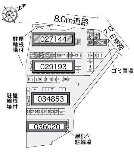 アルタフォレⅠ(27144)の駐車配置図