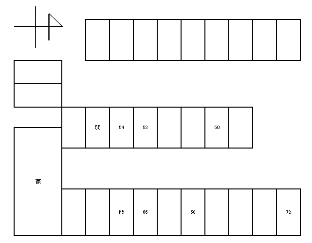T-Blue Parkingの駐車配置図